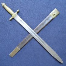 Italian Circa 1848 Piedmontese Short Sword, Italian War of Independence with Risorgimento Inscription 1